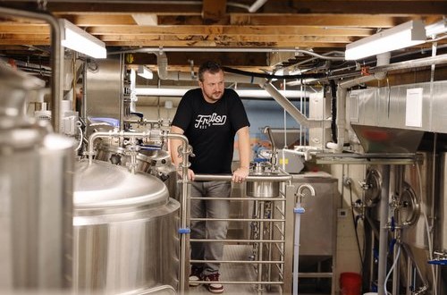 Back Room with Brew Tanks